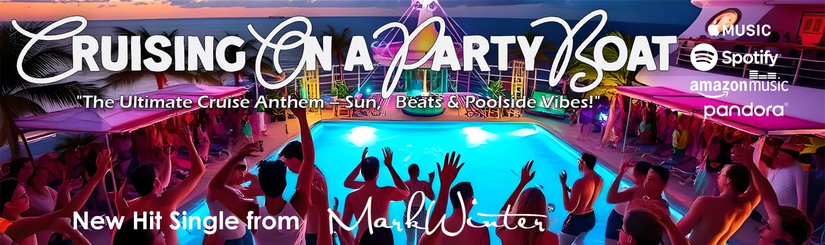 Cruising on a Party Boat by Mark Winter